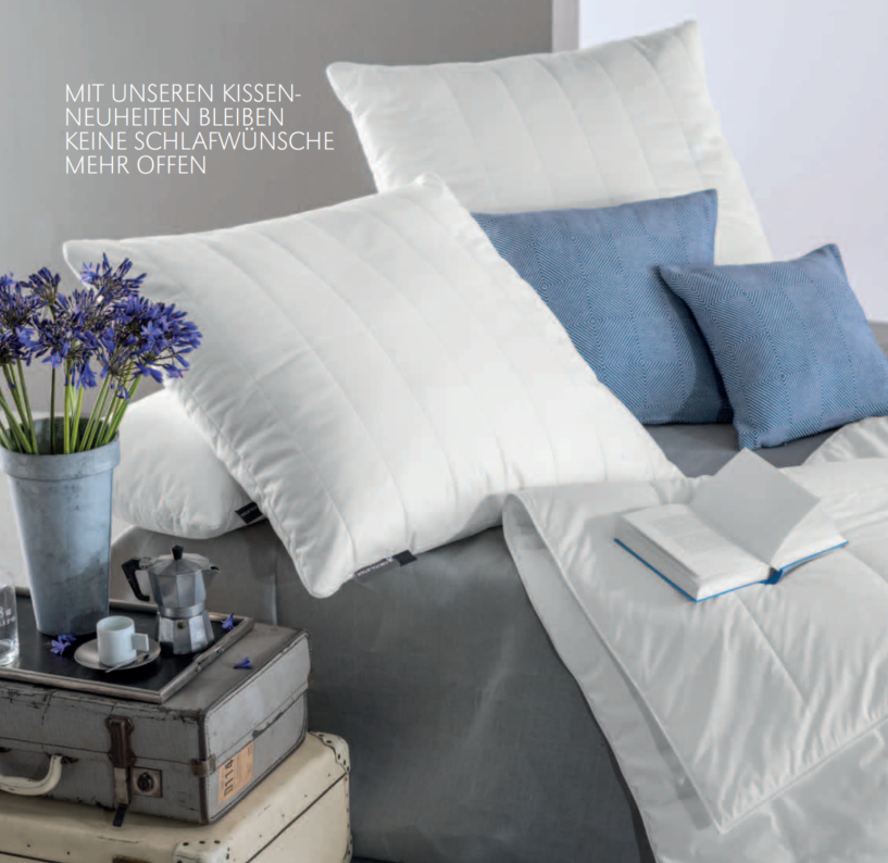 Centa Star Messezeitschrift 2015 Innseite Bett Lavendel