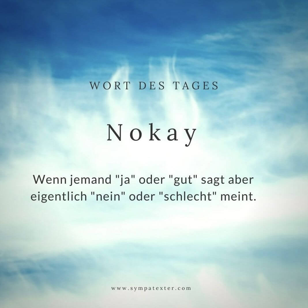 Wort des Tages: Nokay