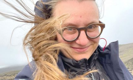 Judith Peters erlebt Wind in Island
