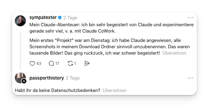 Claude und Datenschutz: Ein guter Hinweis in der Hype-Phase!
