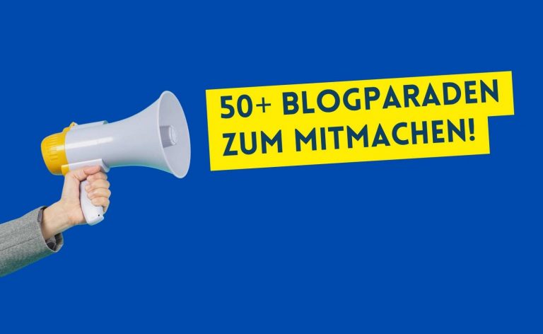 50+ Blogparaden im Sommer 2026: Blogge mit!