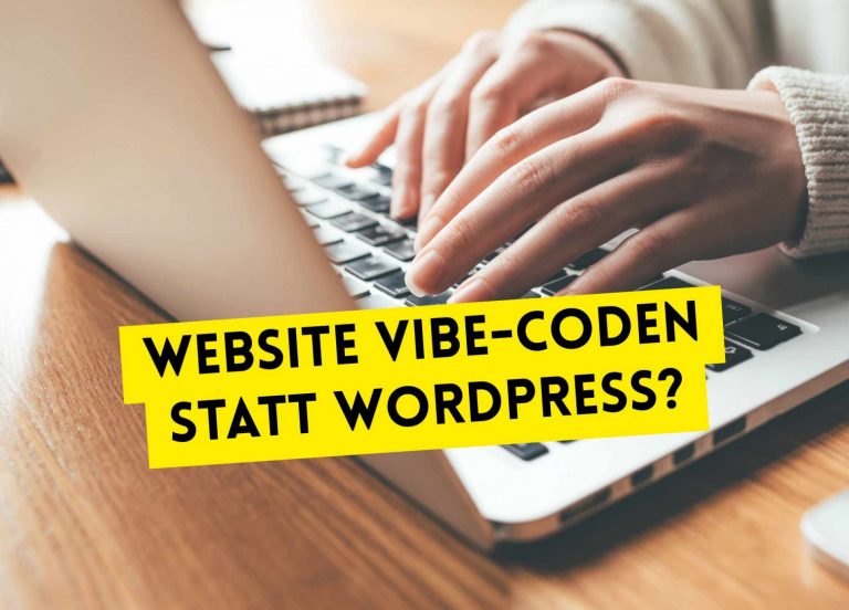 Website selbst vibe-coden statt WordPress? Warum ich Einsteigern zu WordPress rate - und wo Claude wirklich glänzt