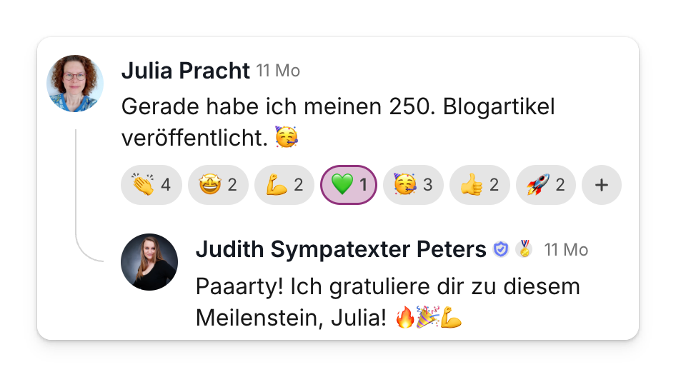 Community-Beitrag: 250. Blogartikel veröffentlicht