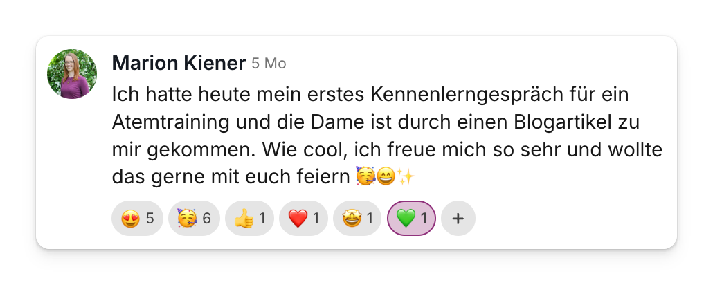 Community-Beitrag: erstes Kennenlerngespräch durch einen Blogartikel